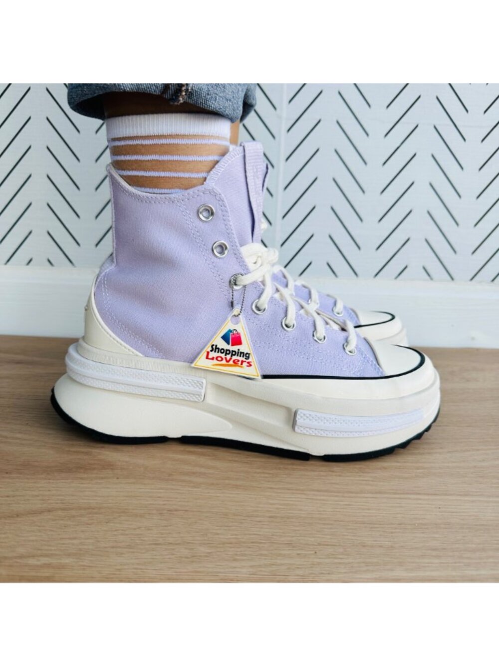 ⭐Converse Run Star Legacy CX Hi Sz 6 Women Shoes Platform Purple Sneaker A03064C - Picture 5 of 14